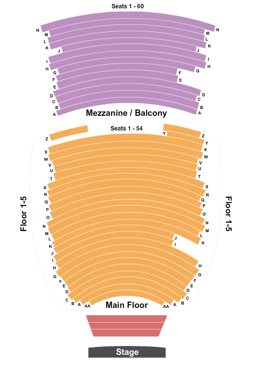 Morrison Center For The Performing Arts Wicked Seating Chart